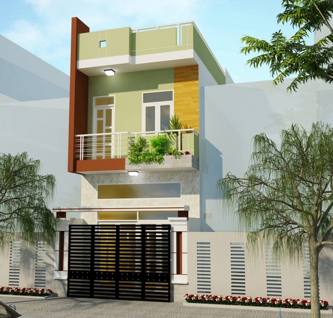 Nhà phố 1 trệt 1 lầu tuyệt đẹp với giá chỉ 700 triệu đồng